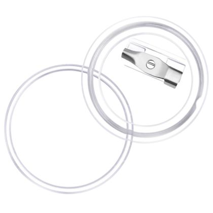 Комплект бутонни значки със закопчалки 100 бр акрил 25 мм