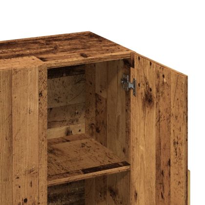 Сайдборд, старо дърво, 90x34x80 см, инженерно дърво