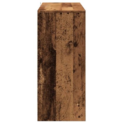 Сайдборд, старо дърво, 102x33x75 см, инженерно дърво