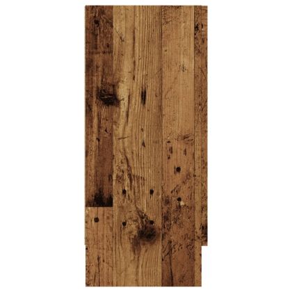 Сайдборд, старо дърво, 120x30,5x70 см, инженерно дърво