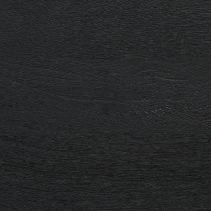 Шкаф за баня, черен, 38x33x160 см, масивно мангово дърво