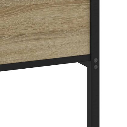 Рамка за легло без матрак сонома дъб 140x200 см инженерно дърво