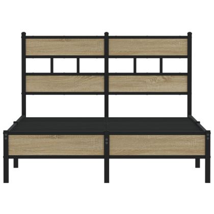 Рамка за легло без матрак сонома дъб 120x190 см инженерно дърво