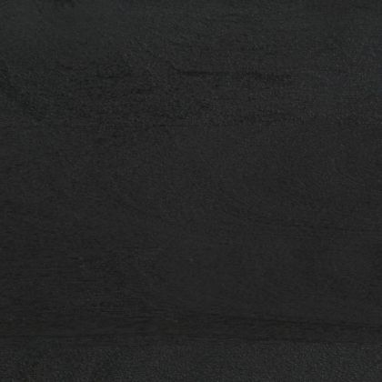 Нощно шкафче, черно, 40x33x46 см, мангово дърво масив