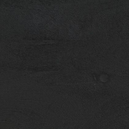 Нощно шкафче, черно, 40x33x46 см, мангово дърво масив