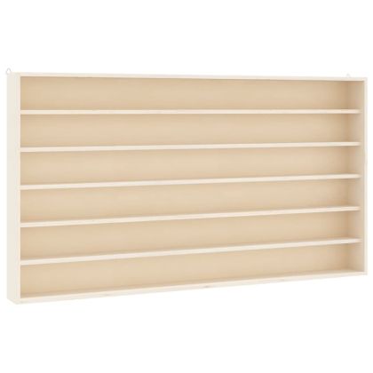 Дървена колекционерска витрина с 6 рафта 80x8,5x55 см
