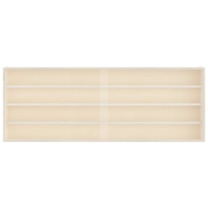 Дървена колекционерска витрина с врати 100x8,5x37 см