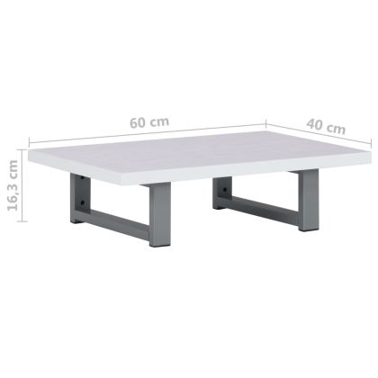 Комплект мебели за баня от две части, керамика, бял