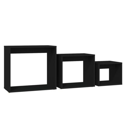 Стифиращи маси, 3 бр, черни, ПДЧ