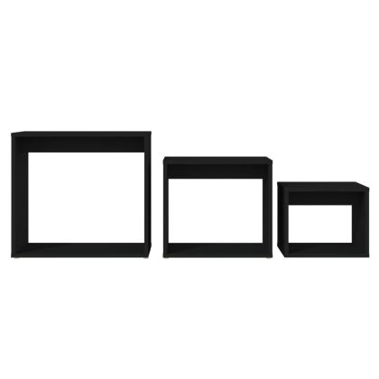 Стифиращи маси, 3 бр, черни, ПДЧ