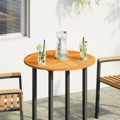 Плот за маса, Ø70x2 см, кръгъл, акациево дърво масив