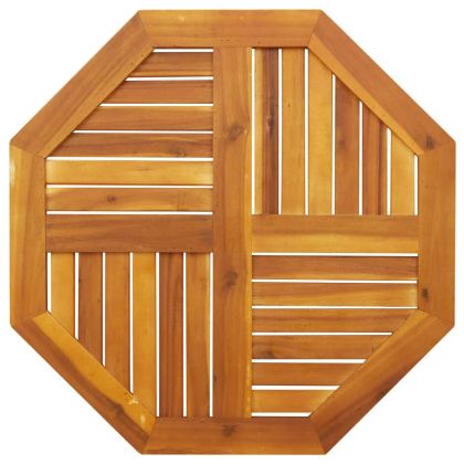 Плот за маса 70x70x2 см осмоъгълен масивна дървесина акация