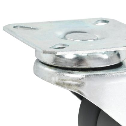 8 бр двуколесни въртящи се колела, 50 мм