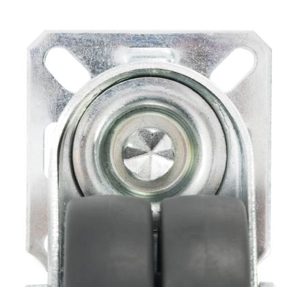 8 бр двуколесни въртящи се колела, 50 мм