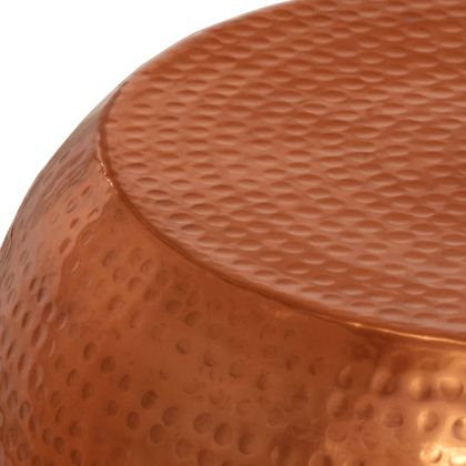 Маса за кафе, месинг, Ø55x28 см, алуминий