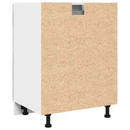 Шкаф с чекмеджета "Lyon", цвят бетонно сив, 60x46x81,5 см, инженерно дърво