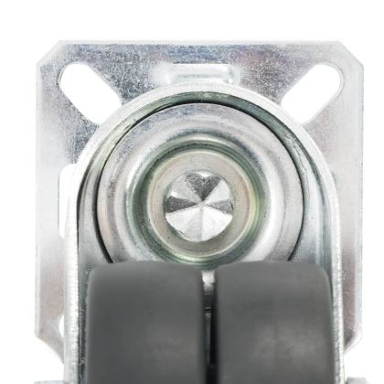 12 бр двуколесни въртящи се колела, 50 мм