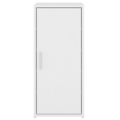 Шкаф за обувки, бял, 32x35x70 см, инженерно дърво