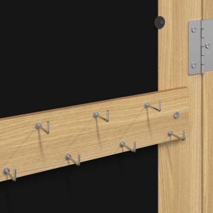 Огледален шкаф за бижута, стенен монтаж, 30x8,5x90 см