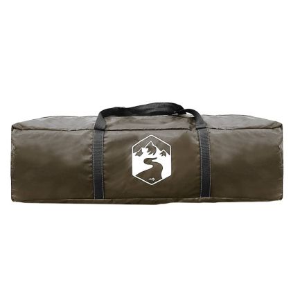 Палатка за душ, 2-местна, кафява, водоустойчива