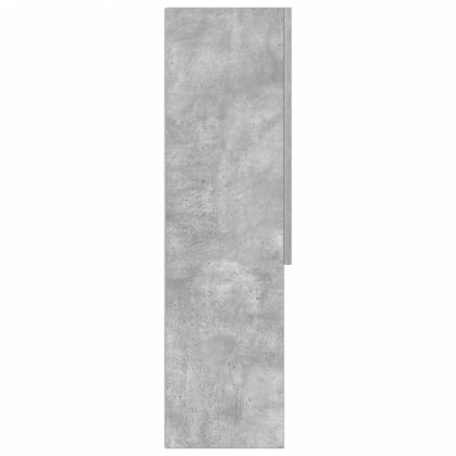 Шкаф за пералня, бетонно сив, 70,5x25,5x90 см