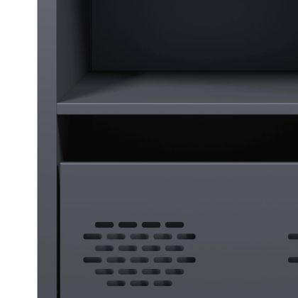 Бюфет, антрацит, 35x39x73,5 см, студеновалцувана стомана