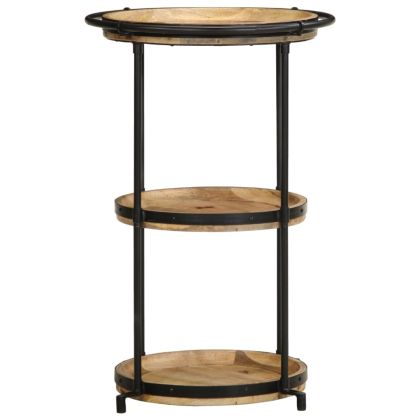 Странична маса, Ø55x83 см, мангово дърво масив