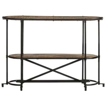 Конзолна маса, 110x42x76 см, регенерирано дърво масив