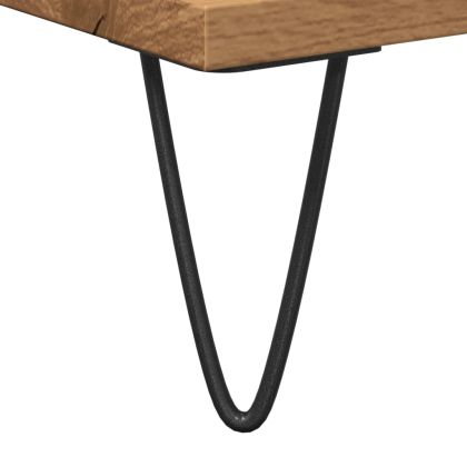 Шкаф за баня, дъб артизан, 58x33x60 см, инженерно дърво