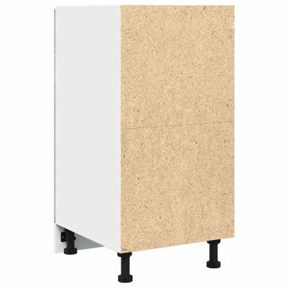 Шкаф с чекмеджета "Lyon", цвят бетонно сив, 40x46x81,5 см, инженерно дърво