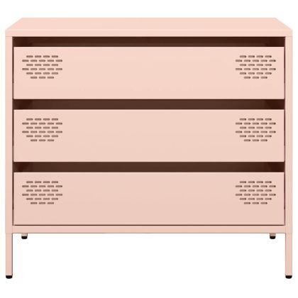 Бюфет, розов, 68x39x58,5 см, студеновалцувана стомана