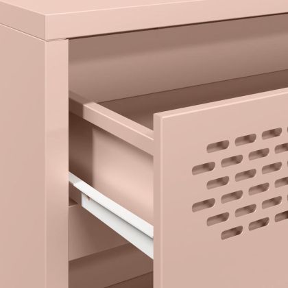 Бюфет, розов, 68x39x58,5 см, студеновалцувана стомана