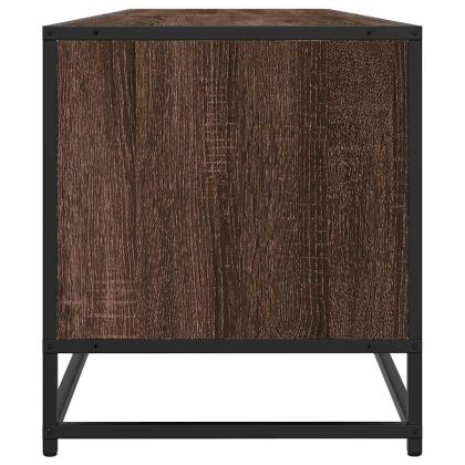 ТB шкаф, кафяв дъб, 180,5x40x46 см, инженерно дърво