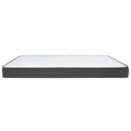 Боксспринг легло, тъмносиво, текстил, 120x200 см