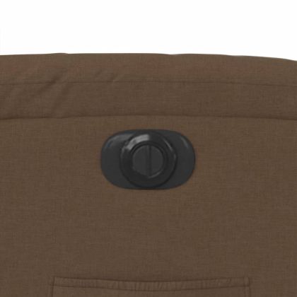 Електрически наклоняем стол, кафяв, текстил