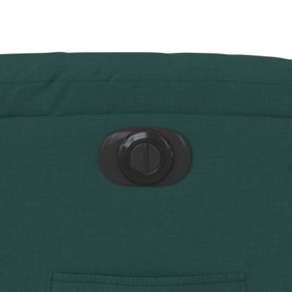 Електрически реклайнер стол, тъмнозелен, текстил