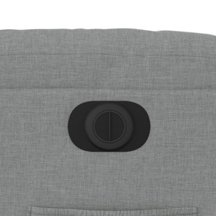 Електрически наклоняем стол, светлосив, текстил