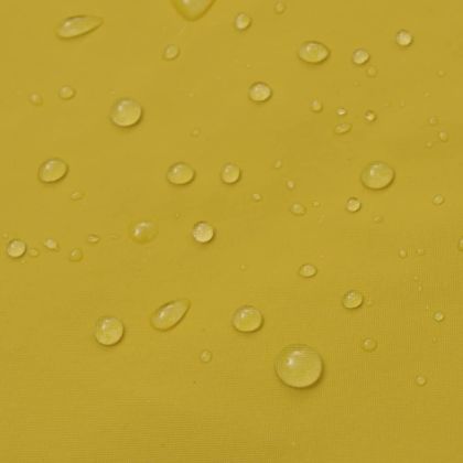 Водоустойчив дъждобран от две части с качулка, жълт, XXL