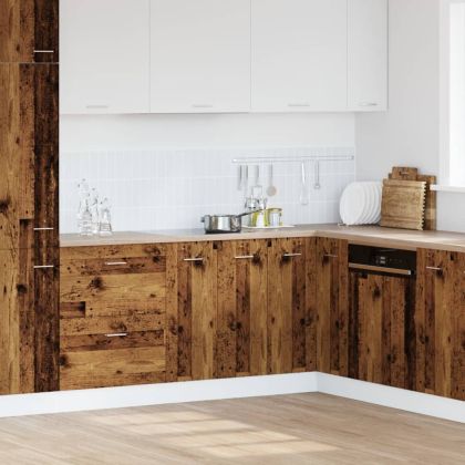 Долен шкаф "Lyon", старо дърво, 60x46x81,5 см, инженерно дърво