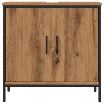 Шкаф за мивка, дъб артизан, 60x30x60 см, инженерно дърво