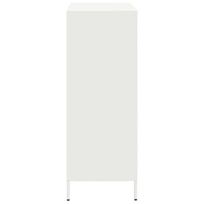 Висок шкаф, бял, 68x39x103,5 см, стомана