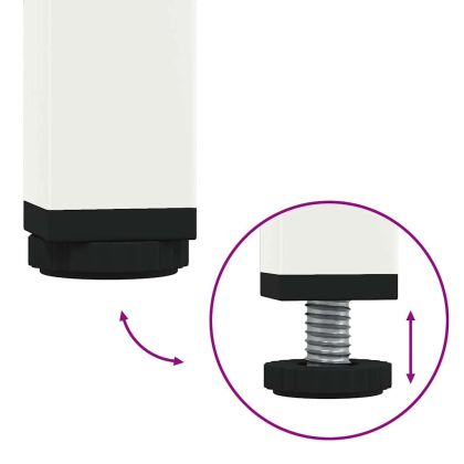 Висок шкаф, бял, 68x39x103,5 см, стомана