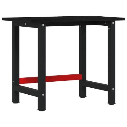 Работна маса тъмнокафяв 100x60x81,5 см дъб масив