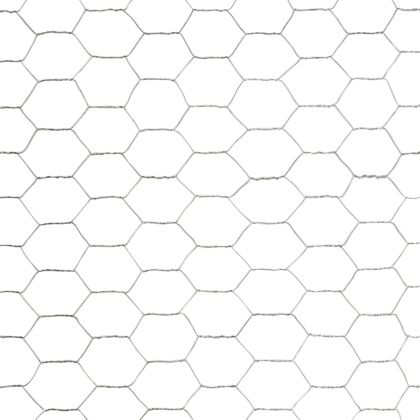 Кокошкарска мрежа, поцинкована стомана, 25x1,5 м, сребриста