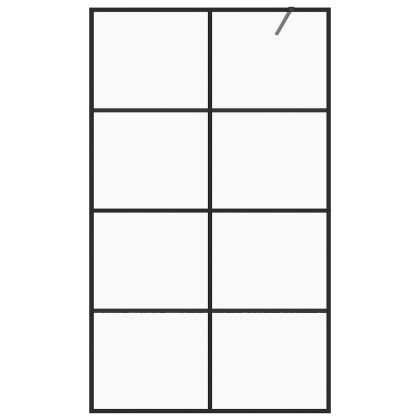 Стена за душ с прозрачно ESG стъкло, 140x195 см