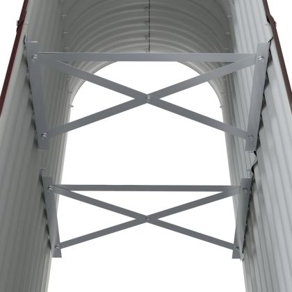 Градинска повдигната леха поцинкована стомана кафяво