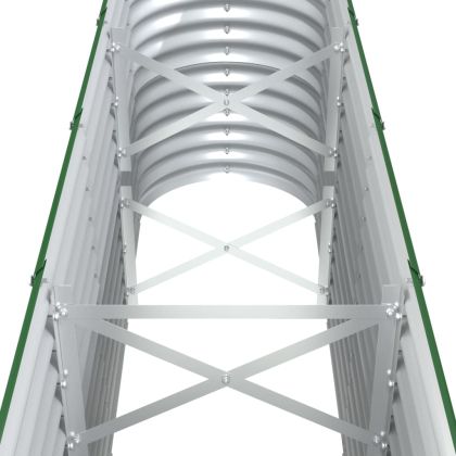 Градинска повдигната леха прахово боядисана стомана зелена