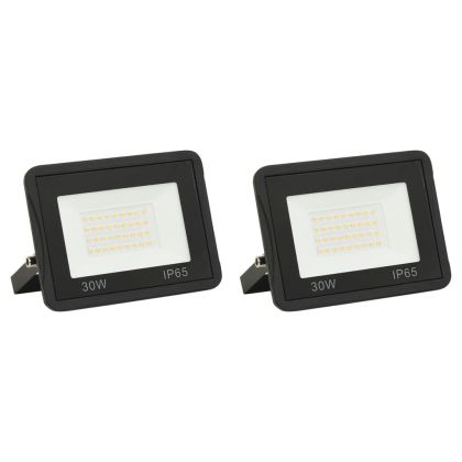 LED прожектори, 2 бр, 30 W, студено бяло