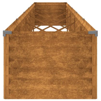 Повдигната градинска леха 482x50x36 см, кортенова стомана