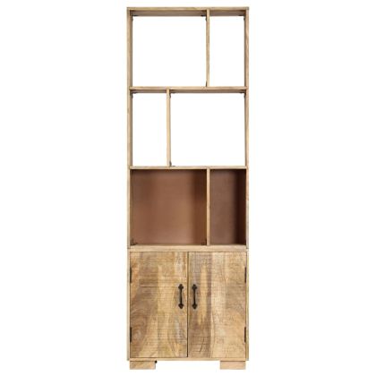Етажерка за книги, 60x35x180 см, мангово дърво масив
